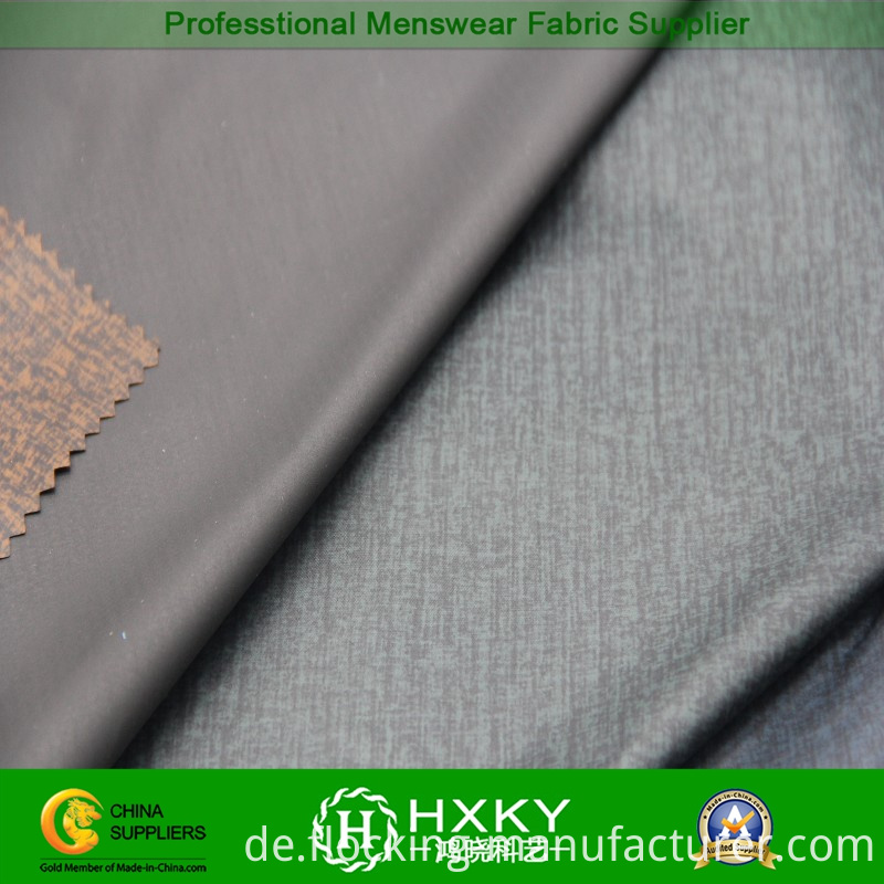 New Design Polyester Taffeta Fabric with Embossed for Men's Casual Jacket